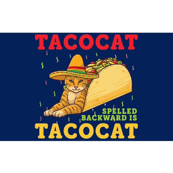 Tacocat Spelled Backwards Tacos And Cats Cinco De Mayo Bumper Sticker