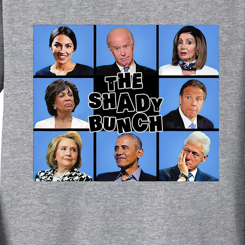 The Shady Bunch Funny Past Presidents Kids Long Sleeve Shirt