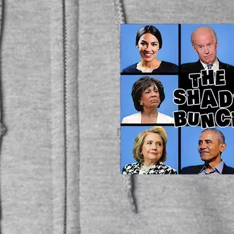 The Shady Bunch Funny Past Presidents Full Zip Hoodie