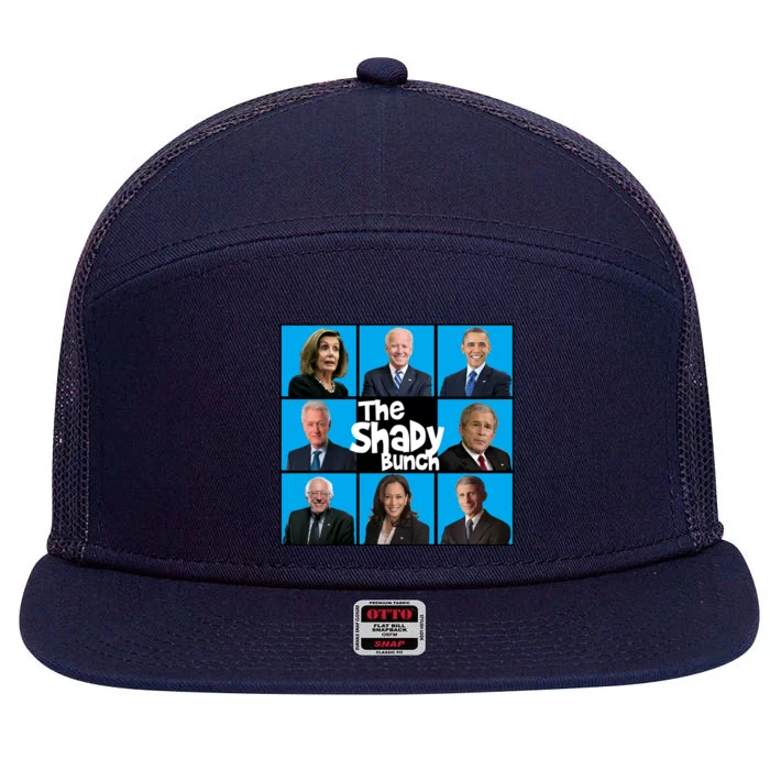 The Shady Bunch 7 Panel Mesh Trucker Snapback Hat