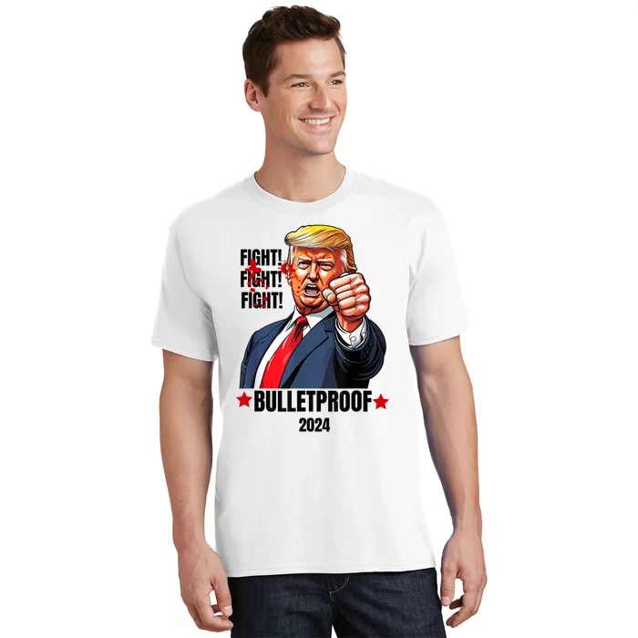 Trump Shot Bulletproof Bloody Ear Bleeding Butler Pa Trump T-Shirt