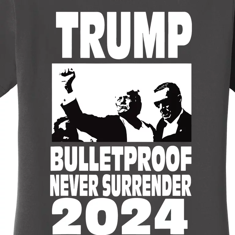 Trump Shot Bulletproof Bloody Ear Bleeding Butler Pa Trump Women's T-Shirt