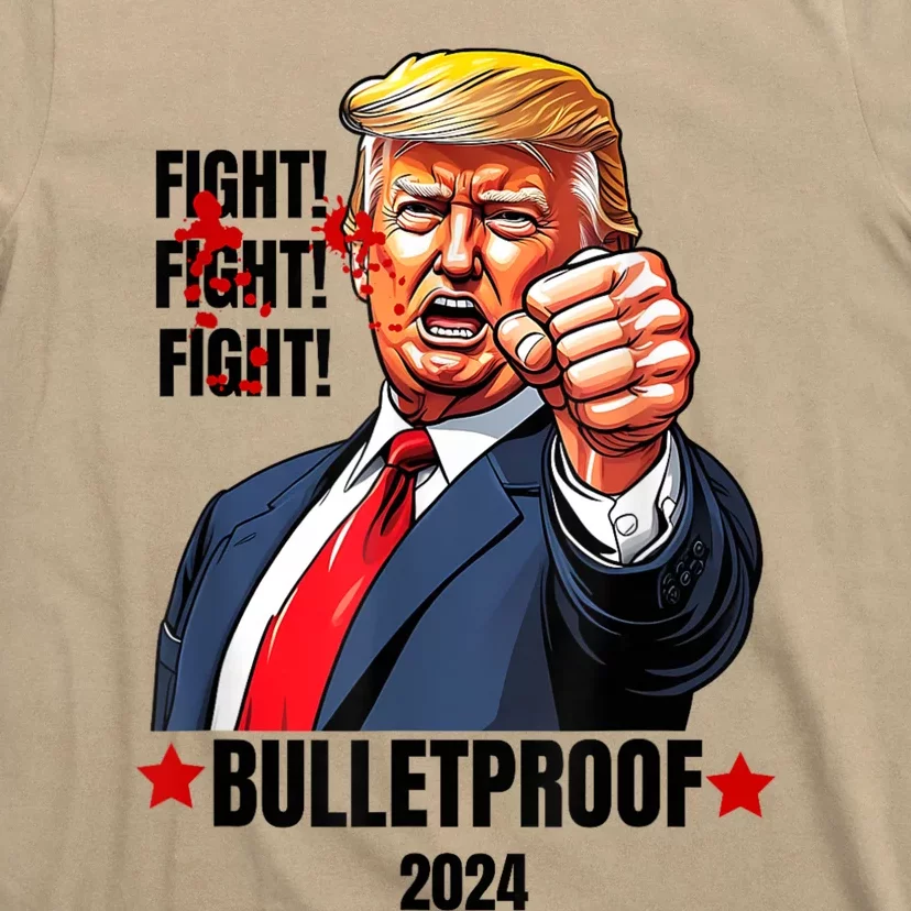 Trump Shot Bulletproof Bloody Ear Bleeding Butler Pa Trump T-Shirt