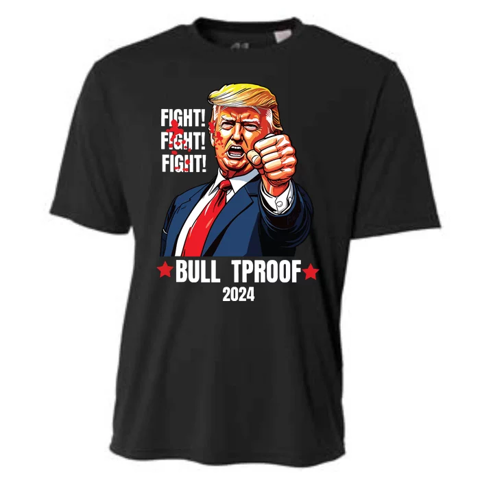 Trump Shot Bulletproof Bloody Ear Bleeding Butler Pa Trump Cooling Performance Crew T-Shirt