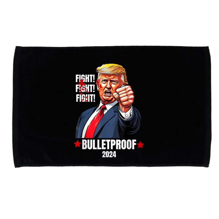 Trump Shot Bulletproof Bloody Ear Bleeding Butler Pa Trump Microfiber Hand Towel