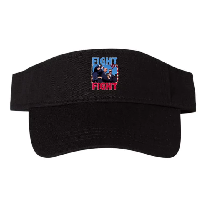 Trump Shot Bulletproof Bloody Ear Bleeding Butler Pa Trump Valucap Bio-Washed Visor