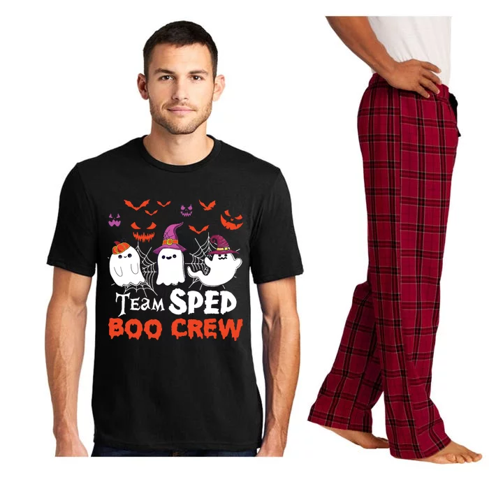 Team Sped Boo Crew Cute Ghost Halloween Costume Teacher Pajama Set