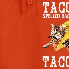 Tacocat Spelled Backward Is Taco Cat Dry Zone Grid Performance Polo