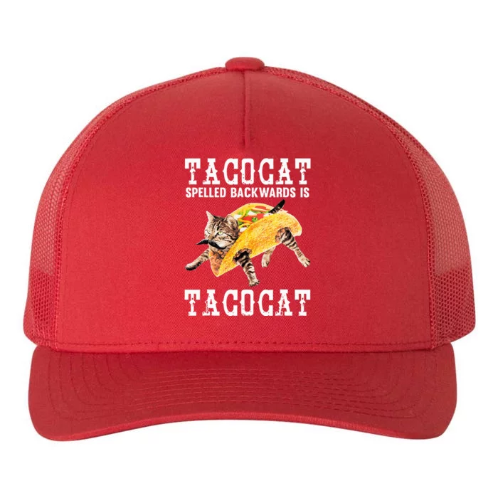 Tacocat Spelled Backward Is Taco Cat Yupoong Adult 5-Panel Trucker Hat