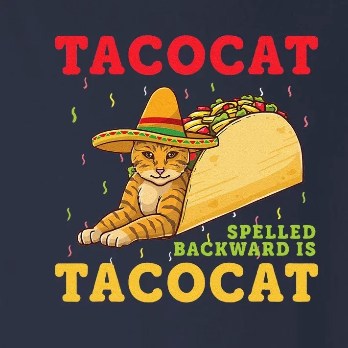 Tacocat Spelled Backwards Tacos And Cats Cinco De Mayo Cat Toddler Long Sleeve Shirt