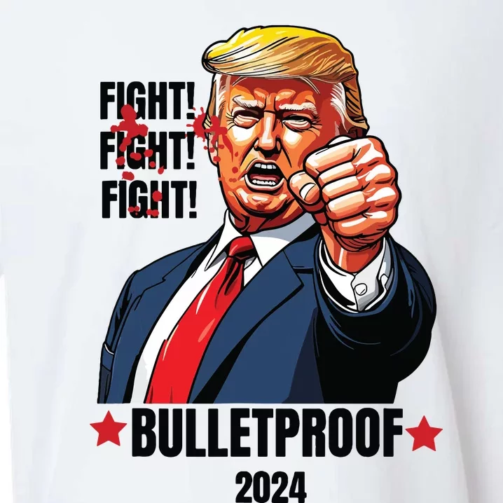 Trump Shot Bulletproof Bloody Ear Bleeding Butler Pa Trump Sueded Cloud Jersey T-Shirt