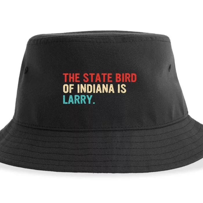 The State Bird Of Indiana Is Larry Vintage Apparel Sustainable Bucket Hat