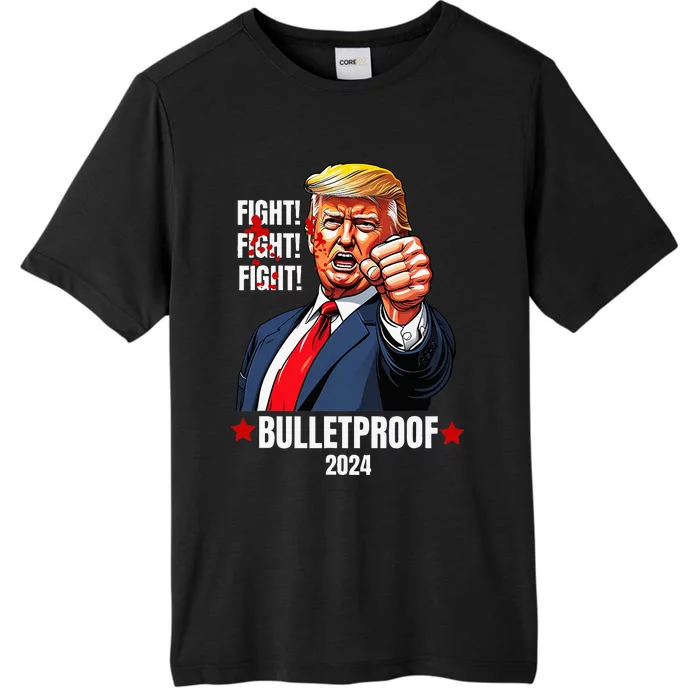 Trump Shot Bulletproof Bloody Ear Bleeding Butler Pa Trump ChromaSoft Performance T-Shirt