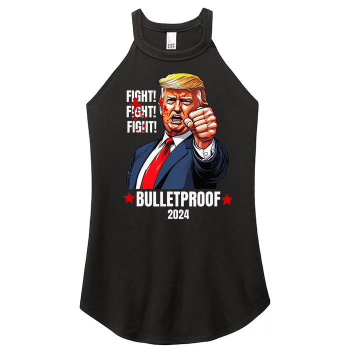 Trump Shot Bulletproof Bloody Ear Bleeding Butler Pa Trump Women’s Perfect Tri Rocker Tank