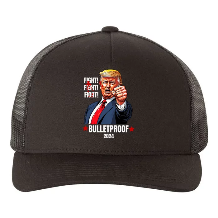 Trump Shot Bulletproof Bloody Ear Bleeding Butler Pa Trump Yupoong Adult 5-Panel Trucker Hat