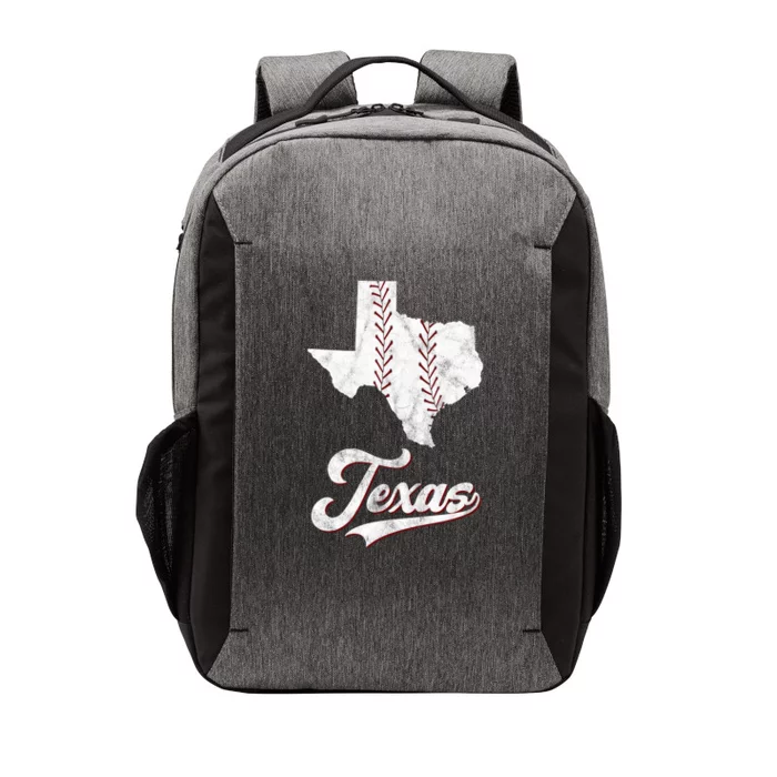 Texas State Baseball Lover Vector Backpack