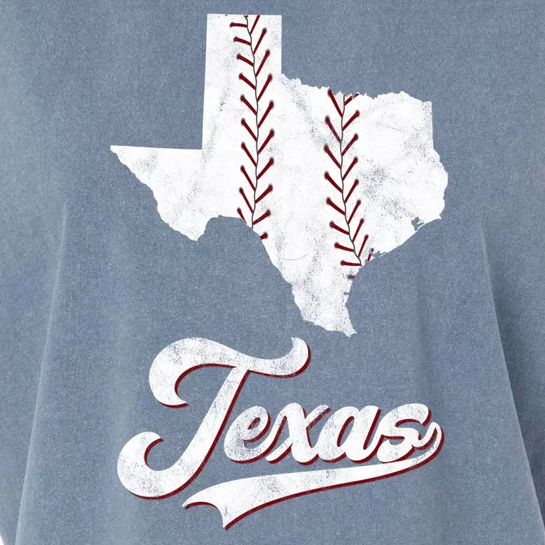 Texas State Baseball Lover Garment-Dyed Women's Muscle Tee