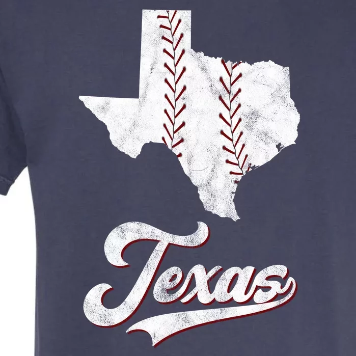 Texas State Baseball Lover Garment-Dyed Heavyweight T-Shirt