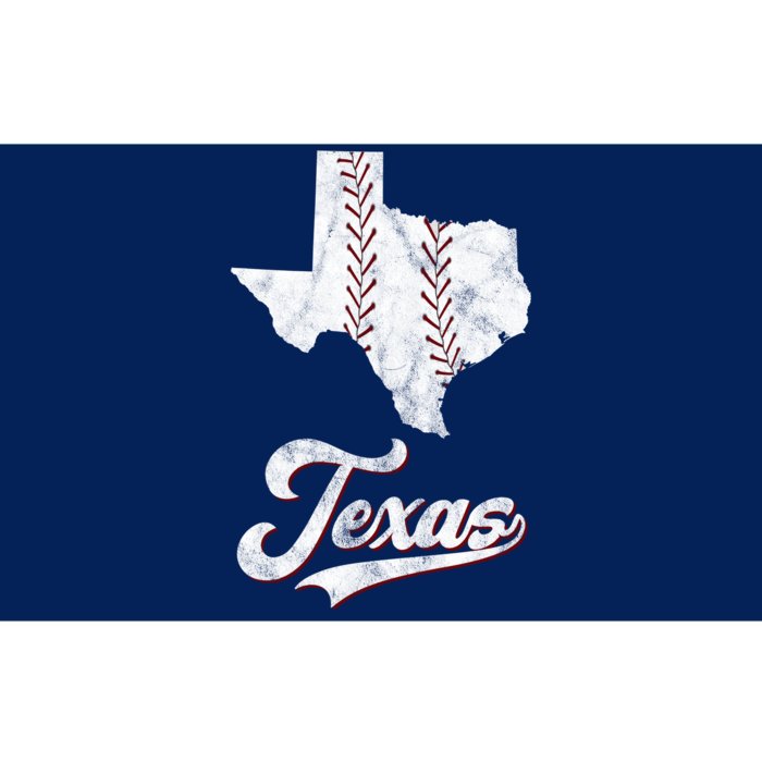 Texas State Baseball Lover Bumper Sticker