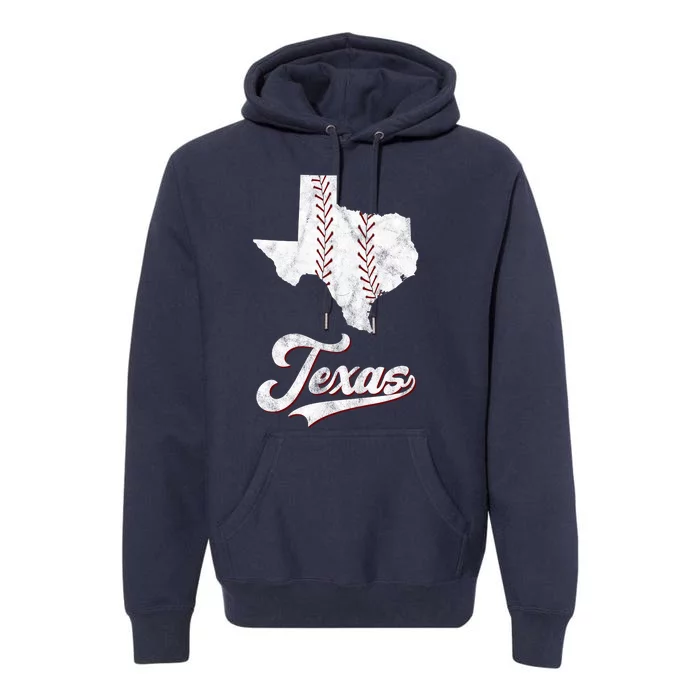 Texas State Baseball Lover Premium Hoodie