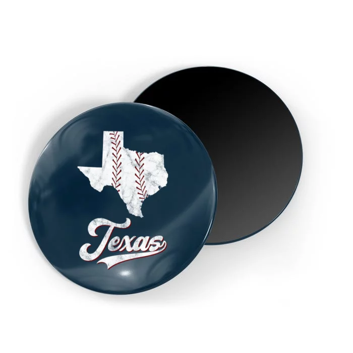 Texas State Baseball Lover Magnet