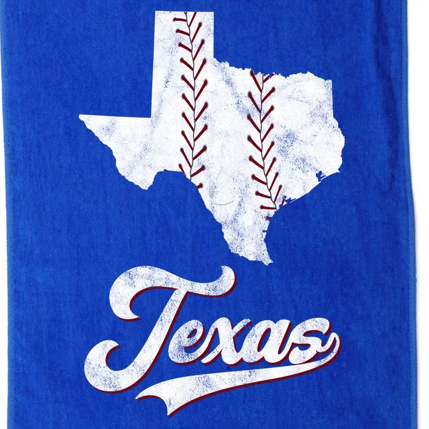 Texas State Baseball Lover Platinum Collection Golf Towel