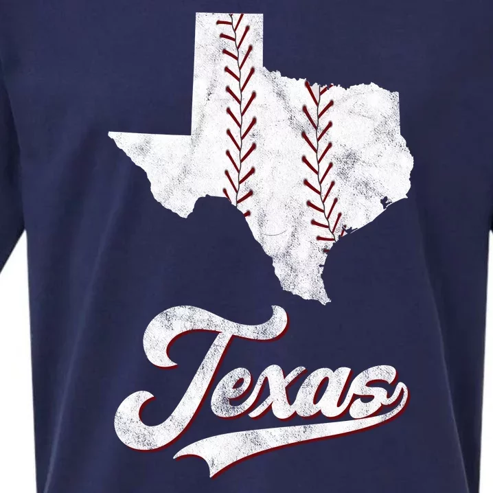 Texas State Baseball Lover Sueded Cloud Jersey T-Shirt