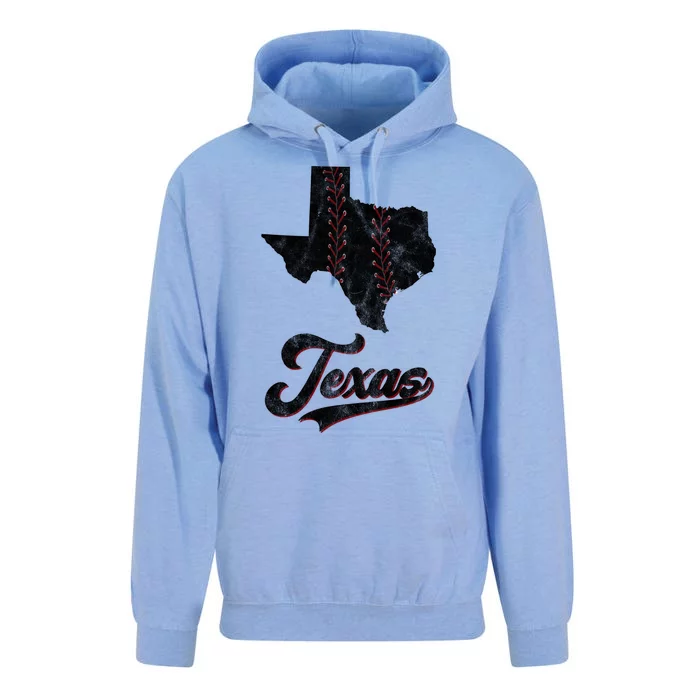 Texas State Baseball Lover Unisex Surf Hoodie