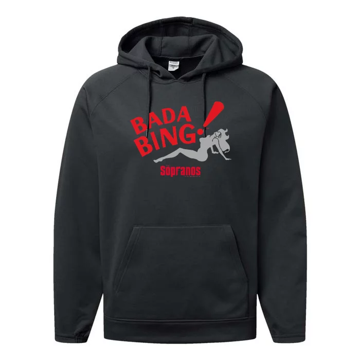 The Sopranos Bada Bing! Adult Performance Fleece Hoodie