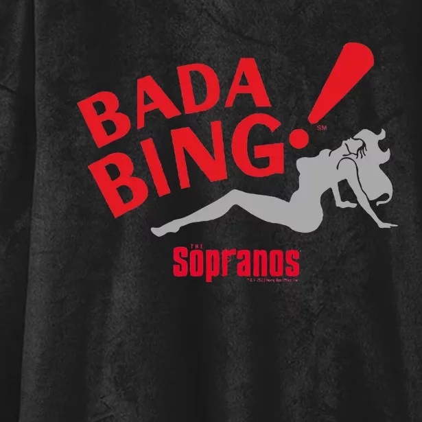 The Sopranos Bada Bing! Adult Hooded Wearable Blanket