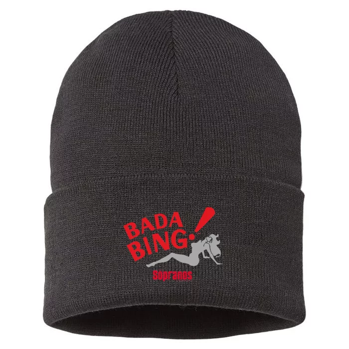 The Sopranos Bada Bing! Adult Sustainable Knit Beanie