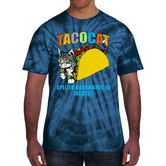 Tacocat Spelled Backwards Is Tacocat Tie-Dye T-Shirt