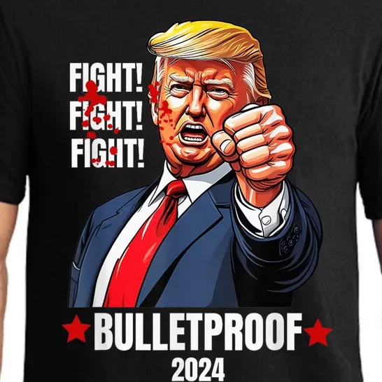 Trump Shot Bulletproof Bloody Ear Bleeding Butler Pa Trump Pajama Set