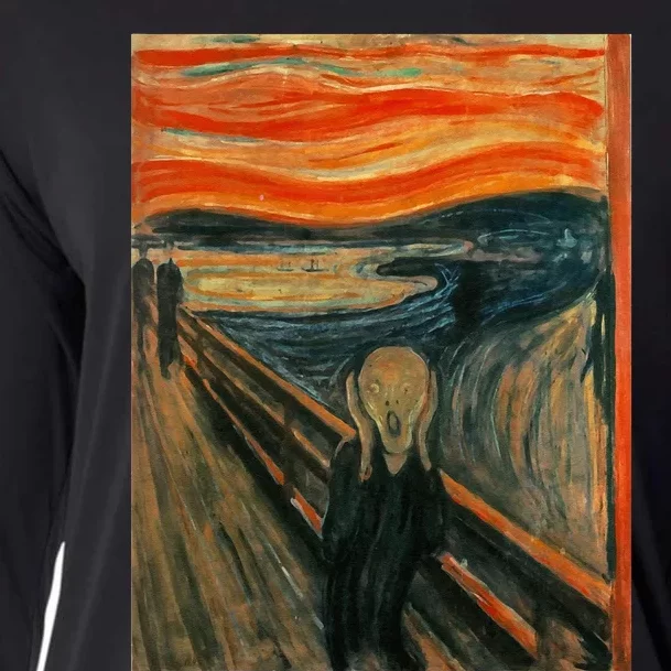 The Scream By Edvard Expressionism Munch Art Cooling Performance Long Sleeve Crew