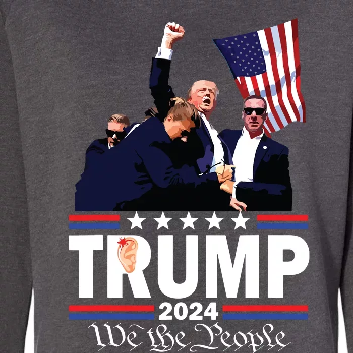 Trump Shot Bulletproof Bloody Ear Bleeding Butler Pa Trump Womens California Wash Sweatshirt