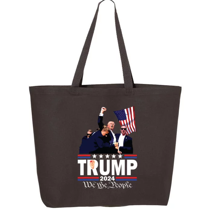 Trump Shot Bulletproof Bloody Ear Bleeding Butler Pa Trump 25L Jumbo Tote