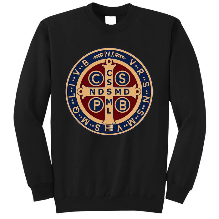 The Saint Benedict Medal Catholic Tall Sweatshirt