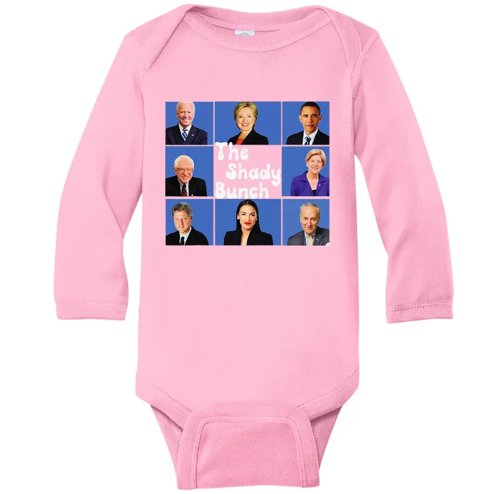 The Shady Bunch Funny Anti Joe Baby Long Sleeve Bodysuit