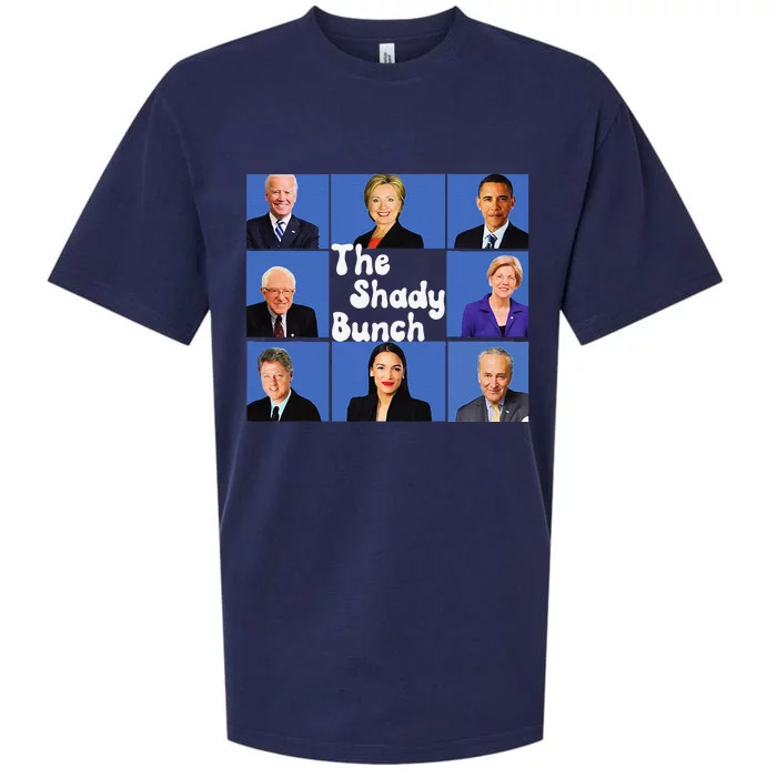 The Shady Bunch Funny Anti Joe Sueded Cloud Jersey T-Shirt