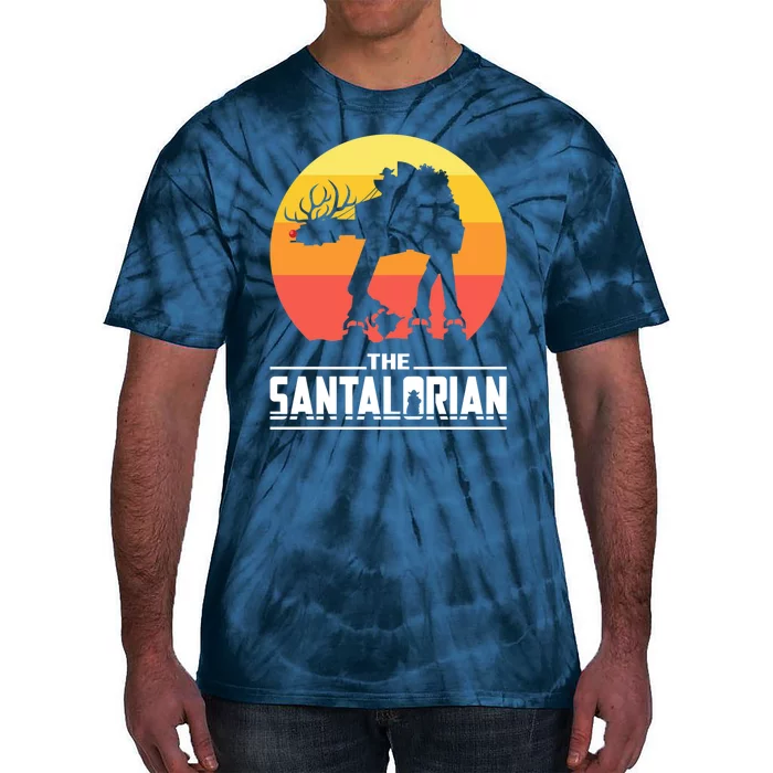 The Santalorian Christmas Rudolph The Red Nose Reindeer Tie-Dye T-Shirt