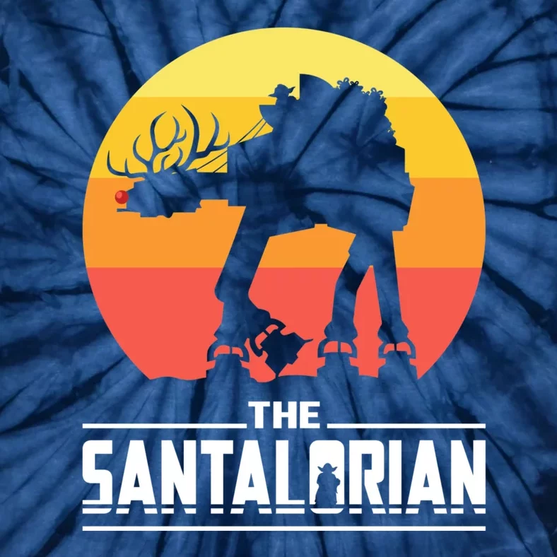 The Santalorian Christmas Rudolph The Red Nose Reindeer Tie-Dye T-Shirt