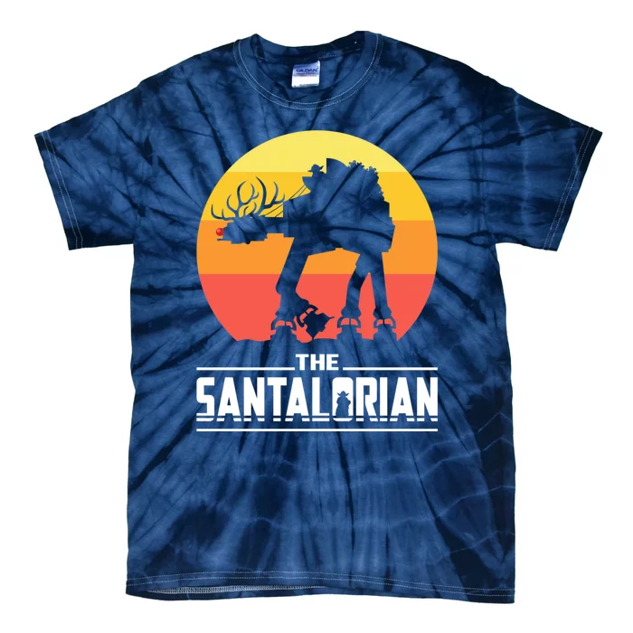 The Santalorian Christmas Rudolph The Red Nose Reindeer Tie-Dye T-Shirt