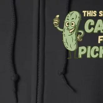 This Situation Calls For Pickles Funny Pickle Full Zip Hoodie