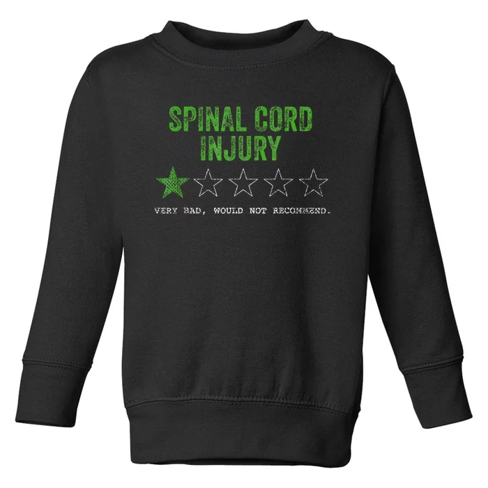 Tu Spinal Cord Injury Awareness Month Costume Ribbon Toddler Sweatshirt