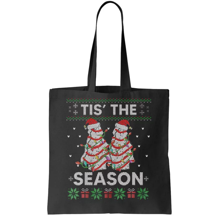 The Season Christmas Tree Cakes Debbie Becky Xmas Pyjama Tote Bag