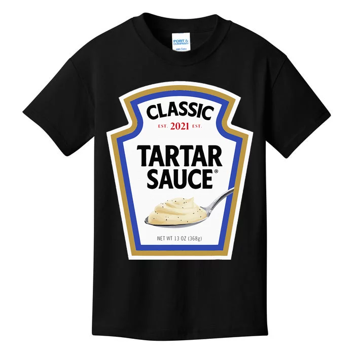 Tartar Sauce Condiment DIY Halloween Costume Matching Group Kids T-Shirt