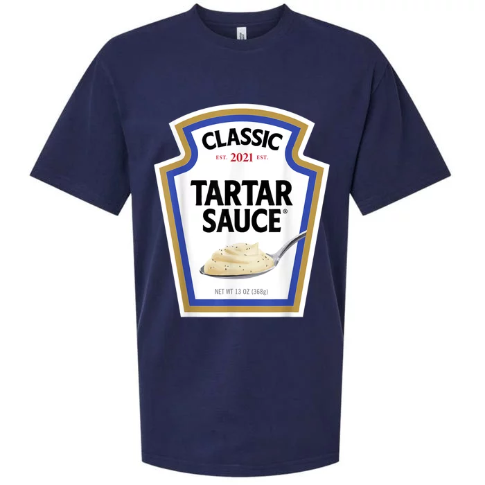 Tartar Sauce Condiment DIY Halloween Costume Matching Group Sueded Cloud Jersey T-Shirt