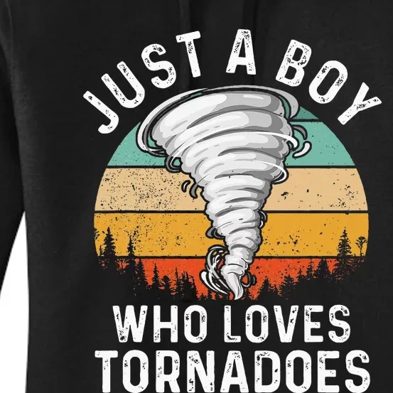 Tornado Storm Chasing Twister Hurricane Women's Pullover Hoodie