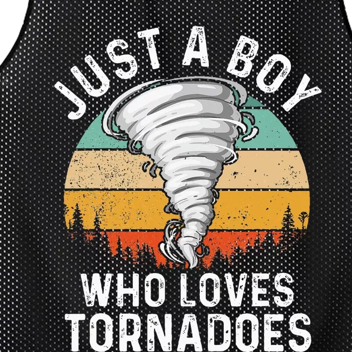 Tornado Storm Chasing Twister Hurricane Mesh Reversible Basketball Jersey Tank