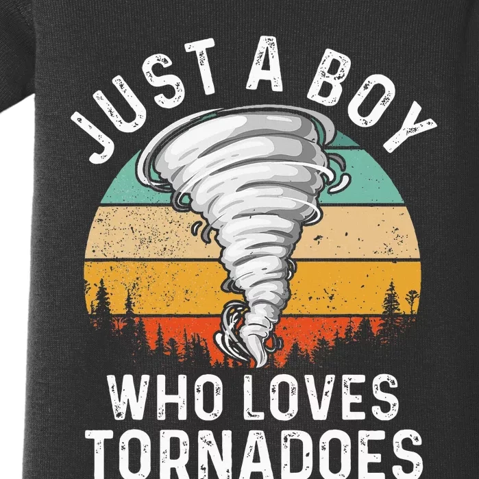 Tornado Storm Chasing Twister Hurricane Baby Bodysuit